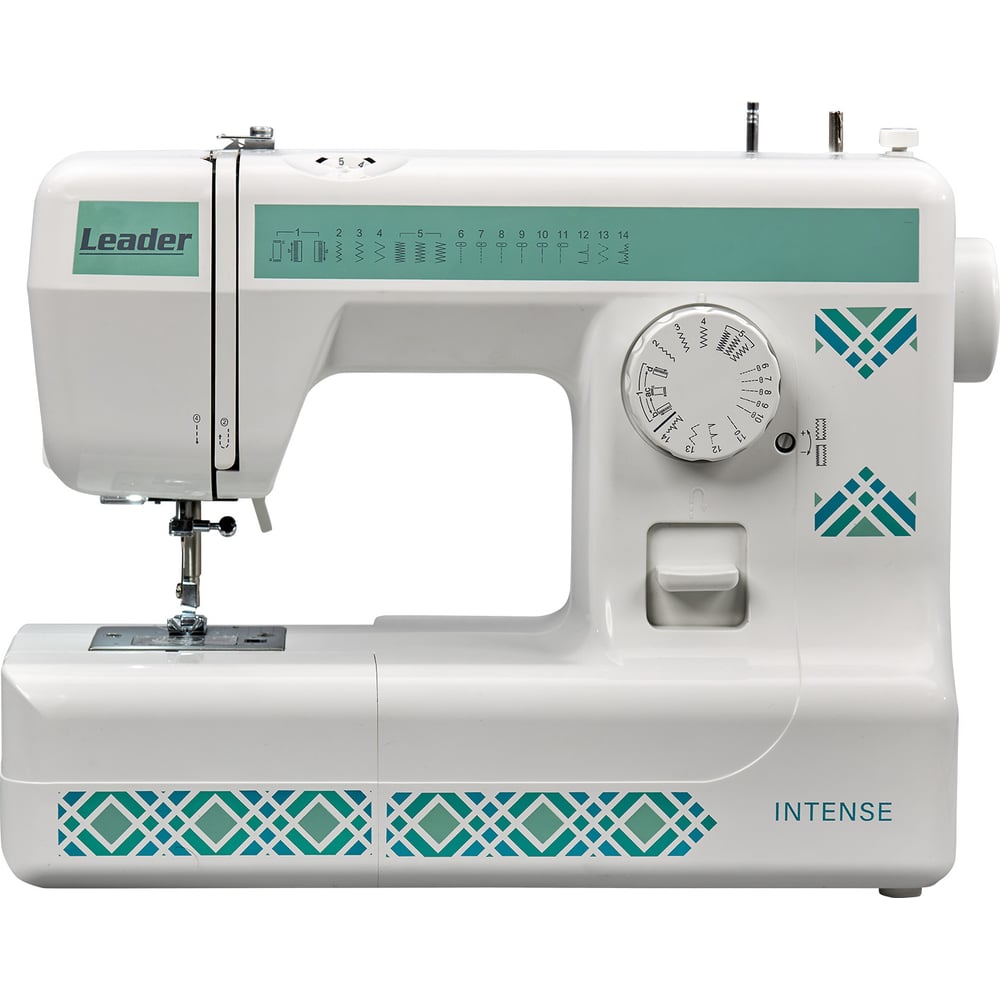 Изображение товара Швейная машина Leader INTENSE электромеханическая 14 операций компактная