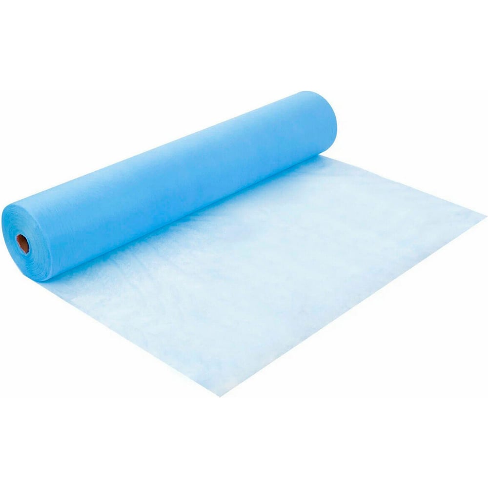 Изображение товара Простыня рулонная ОФИСМАГ голубая 80х200 см спанбонд 20 г/м2 одноразовая