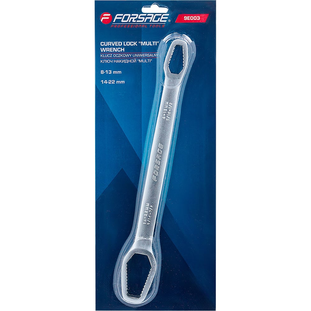 Изображение товара Ключ накидной Forsage Multi 8-22 мм F-9E003 профессиональный полупрофессиональный