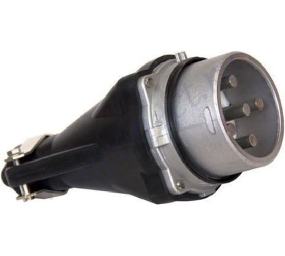 Изображение товара Вилка кабельная Proconect (переносная) 200-250А, 3P+E, 380-440v. Механизм вилки: Металл AS7G / Гриф: Neoprene/EPDM. Макс. сеч. 95/120 мм.кв.. IP66/67 3PS2P30E01