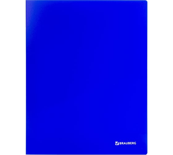 Изображение товара Папка BRAUBERG с металлическим скоросшивателем и внутренним карманом, Neon, 16 мм, синяя, до 100 л, 0,7 мм 227467