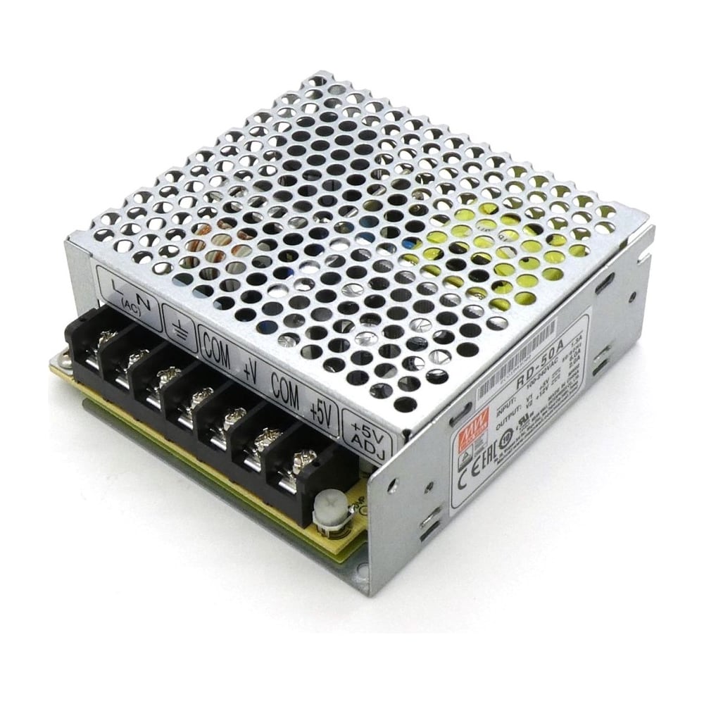 Изображение товара Блок питания Mean Well RD-50A 50 Вт для бытовых и промышленных задач