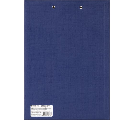 Изображение товара Доска-планшет Staff EVERYDAY с прижимом, А4 (225x316 мм), картон/бумвинил, синяя 229052