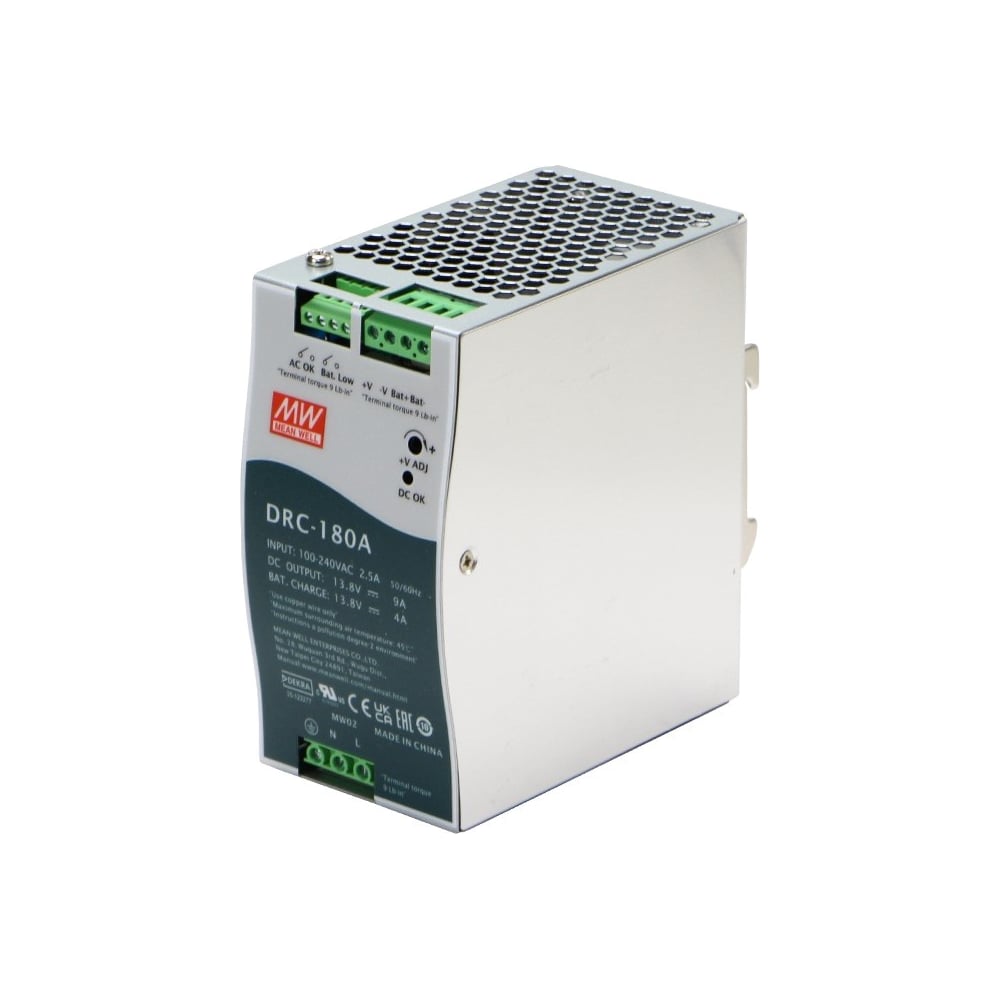 Изображение товара Источник питания AC/DC DRC-180A для систем безопасности 180 Вт