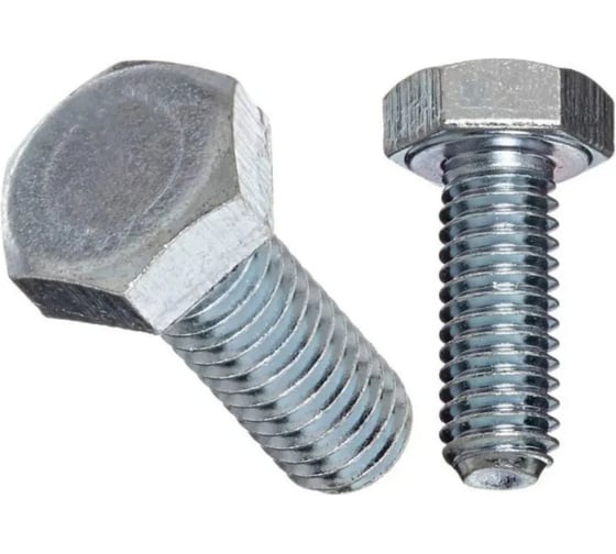 Изображение товара Болт SORREX М20x110 мм с шестигранной головкой по DIN 933 с полной резьбой оцинкованный, класс прочности 8.8 (5 штук) 0933-108-20-110 5