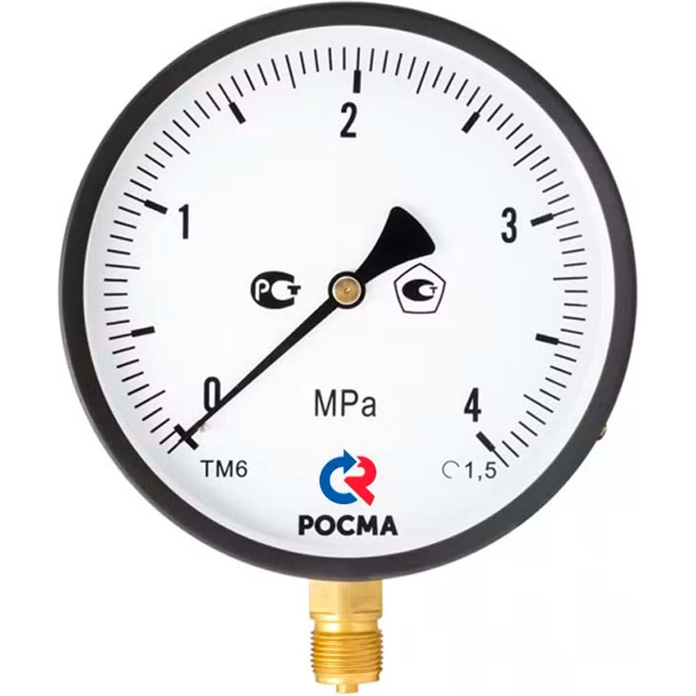 Изображение товара Общетехнический манометр РОСМА ТМ-610Р.00 0-1МПа М20х1.5 класс 1.5