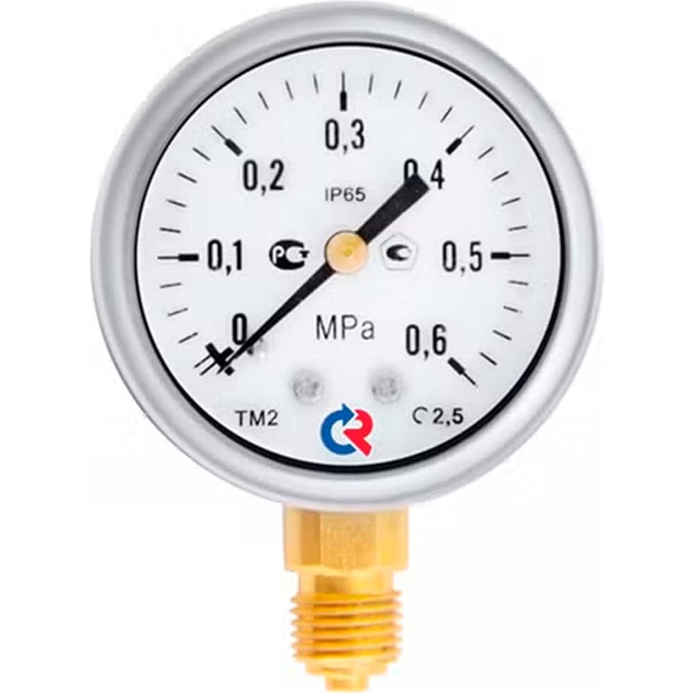 Изображение товара Манометр РОСМА ТМ-320Р.00 для измерения давления от 0 до 1 МПа профессиональный