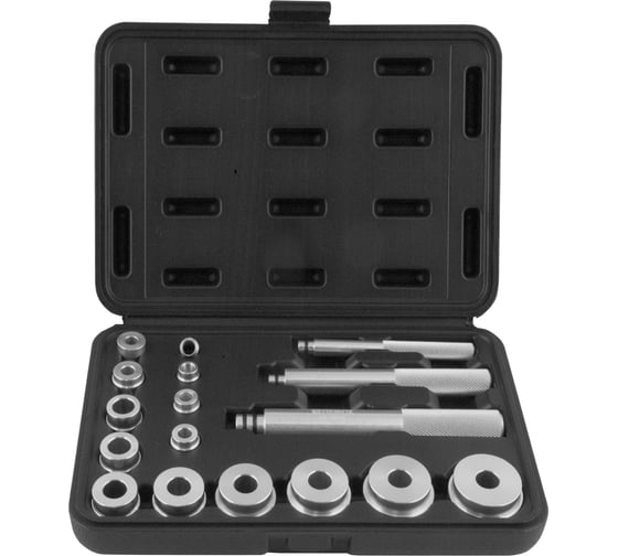 Изображение товара Набор оправок для установки подшипников и сальников Thorvik BSDS17 17 предметов 053862