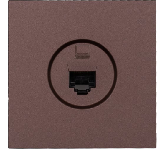 Изображение товара Розетка компьютерная Lezard ZIMA шоколад 704-7388-139