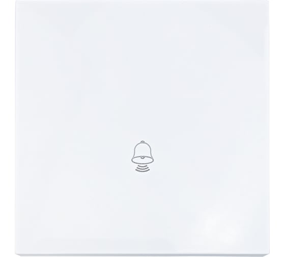 Изображение товара Кнопка звонка Lezard ZIMA белый безвинтовой зажим/клемма 704-0288-103QC