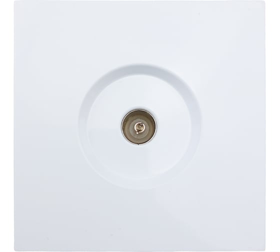 Изображение товара Розетка ТВ Lezard ZIMA оконечная, белая 704-0288-130