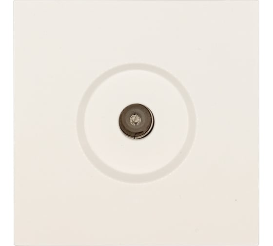 Изображение товара Розетка ТВ Lezard ZIMA оконечная, слоновая кость 704-9088-130