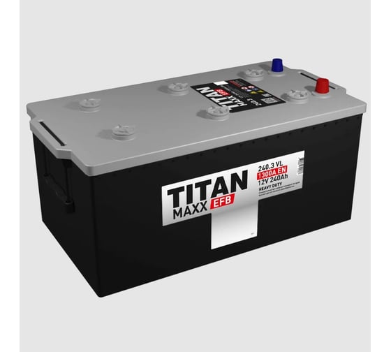 Изображение товара Аккумулятор TITAN MAXX 6СТ-240.3 VL 4610082701366