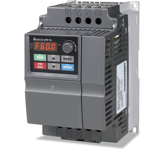 Изображение товара Преобразователь частоты Delta Electronics DELTA VFD037EL43A (3.7kW 380V) Z-00001406