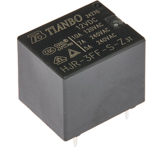 Изображение товара Реле электромагнитное Tianbo RELAY (100 шт/упак) HJR-3FF-12VDC-S-Z 1013