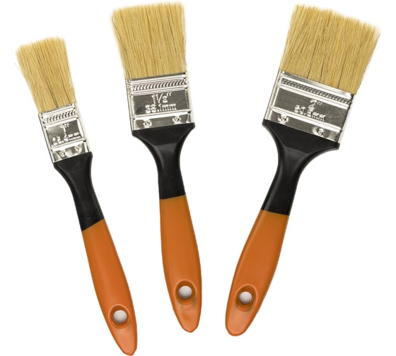 Изображение товара Набор кистей флейцевых Harden Гоген 50-100мм 3шт 620109