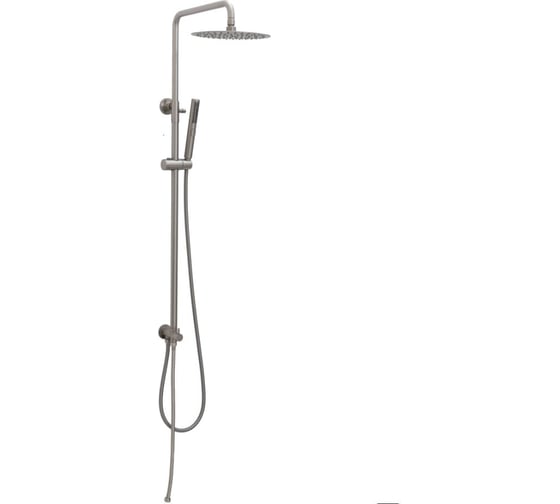 Изображение товара Душевая система ALLEN BRAU 5.31031-BN PRIORITY без смесителя, верхний+ручной душ, браш.никель (314358) 00314358