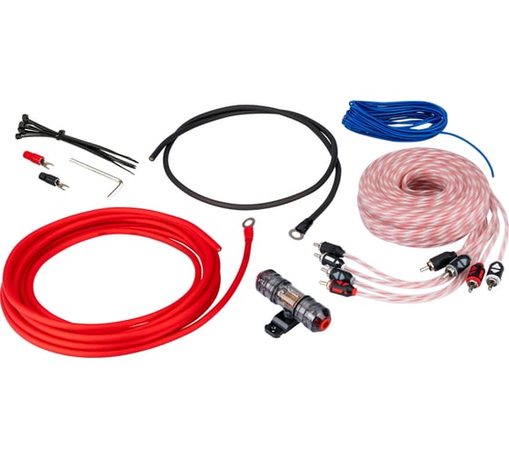 Изображение товара Комплект кабелей для усилителя AURA 4x8AWG AMP-1408