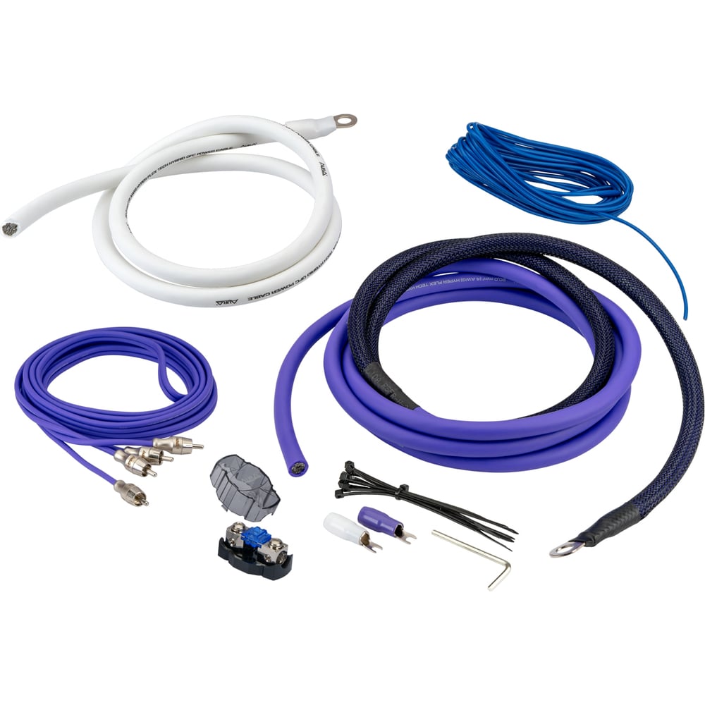 Изображение товара Комплект кабелей AURA 2x4AWG 3 метра для усилителя AMP-3304