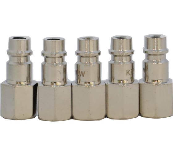 Изображение товара БРС KraftWell папа, резьба F1/4, 5 шт KRW-QC14MF-5