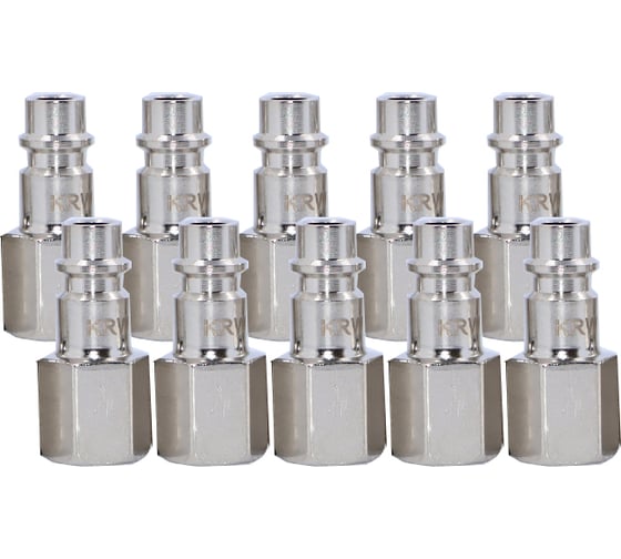 Изображение товара БРС KraftWell папа, резьба F1/4, 10 шт KRW-QC14MF-10