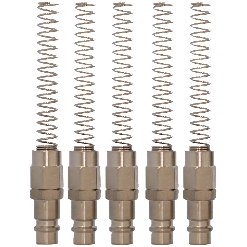 Изображение товара Крепление шланга KraftWell папа с пружиной 6x8 мм, комплект 5 шт