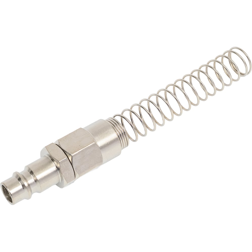 Изображение товара БРС KraftWell папа с пружиной для шланга 8x12 мм 10 шт KRW-QCS0812M-10