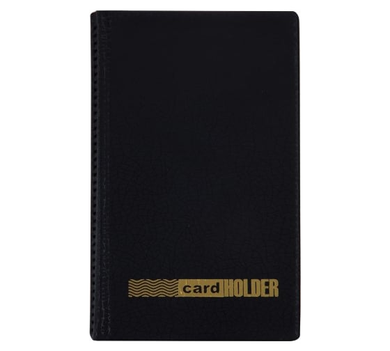 Изображение товара Настольная визитница OfficeSpace на 96 визиток, 3 ряда, ПВХ, черный 260773