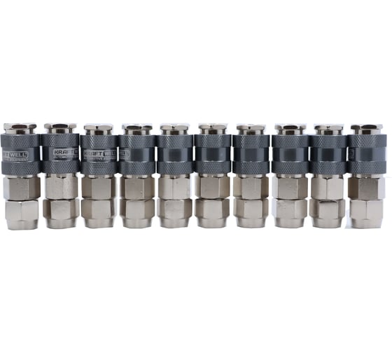 Изображение товара БРС KraftWell мама для шланга 10x14 мм, 10 шт KRW-QC1014F-10