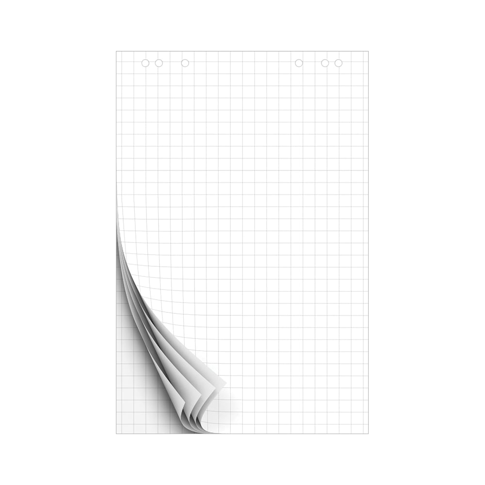 Изображение товара Блокнот для флипчарта OfficeSpace 60х90 см, 20 листов, клетка