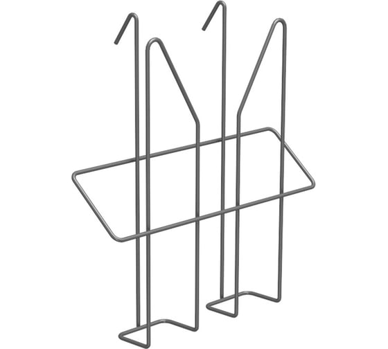 Изображение товара Навесной лоток для стоек OfficeSpace Парус А4, 220х225х40 мм, проволочный, хром LN_31188