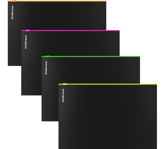 Изображение товара Zip-пакет пластиковый ErichKrause Matt Accent, B5, непрозрачный, ассорти, 12 шт 54954