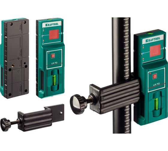 Изображение товара Детектор для линейного нивелира KRAFTOOL LR 70 34607