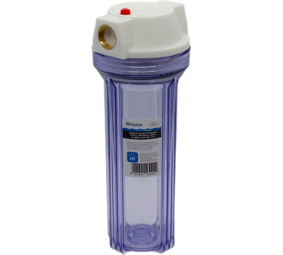 Изображение товара Фильтр магистральный Damento 10"SL с прозрач. корп. из двух частей 3/4" 021394