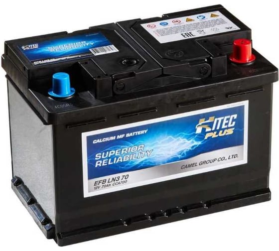 Изображение товара Батарея аккумуляторная HITEC EFB LN3 70 66960