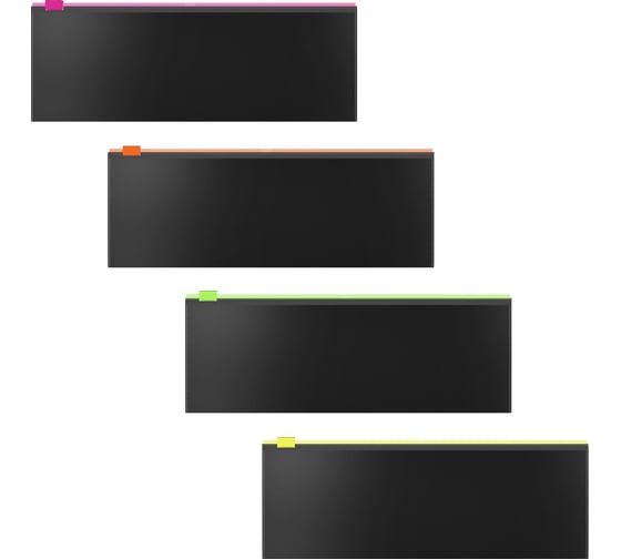 Изображение товара Zip-пакет пластиковый ErichKrause Matt Accent, 190x70мм, непрозрачный, ассорти, 12 шт 54958