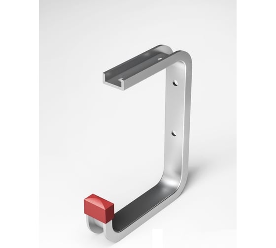 Изображение товара Настенный крюк ЛУКА алюминиевый, вынос 115 мм высота 150 мм, до 15 кг, анодированный УТ000025389