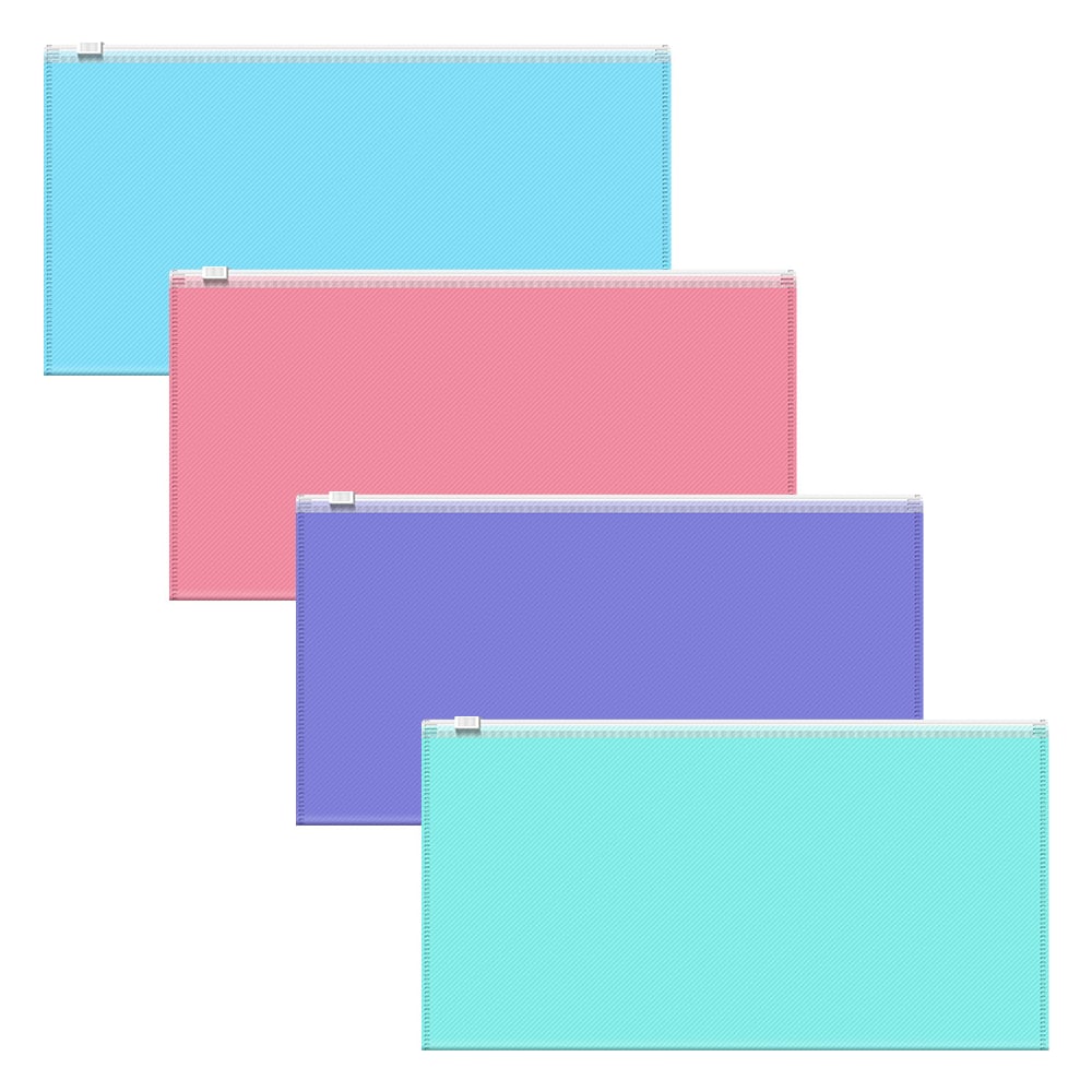 Изображение товара Пластиковые Zip-пакеты ErichKrause Diagonal Pastel Travel 12 шт