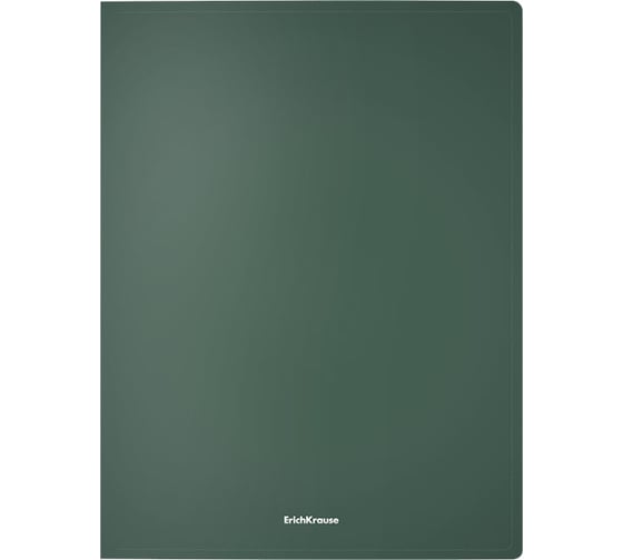 Изображение товара Папка-скоросшиватель пластиковая ErichKrause с пружинным механизмом Matt Classic, A4, зеленый в пакете по 4 шт 50129