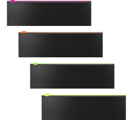 Изображение товара Zip-пакет пластиковый ErichKrause Matt Accent, 230x70мм, непрозрачный, ассорти, 12 шт 54957