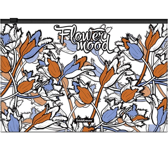 Изображение товара Zip-пакет пластиковый ErichKrause Tulips, B5, 12 шт 54047