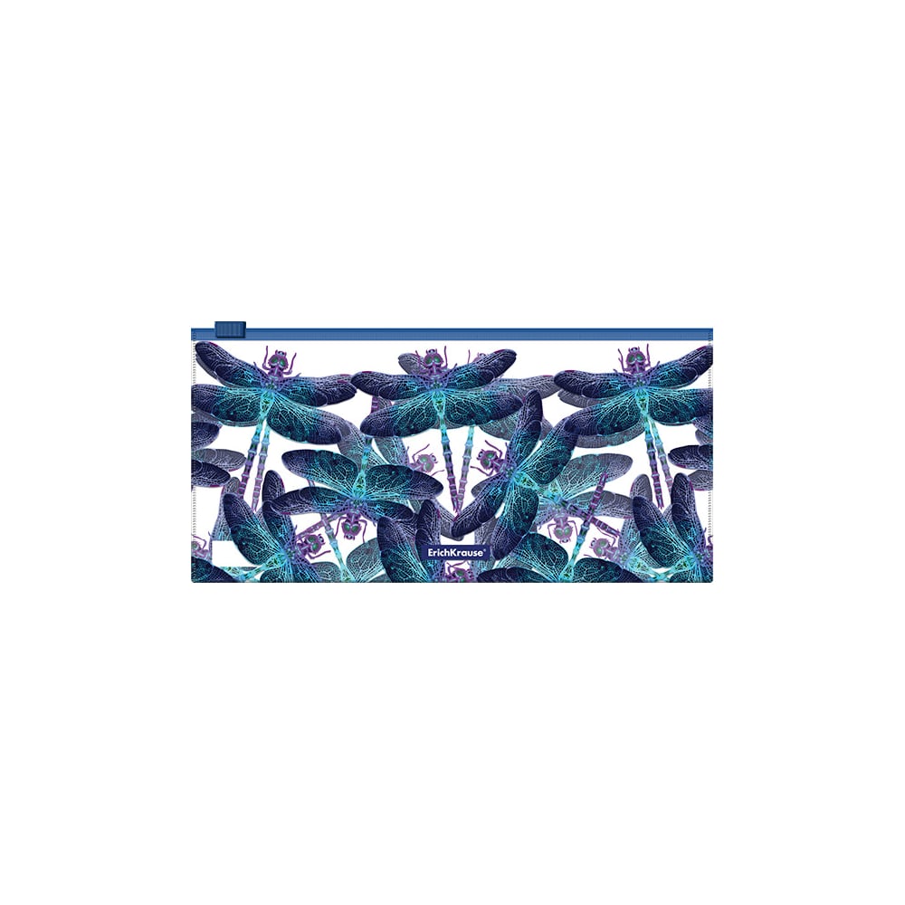 Изображение товара Пластиковый zip-пакет ErichKrause Neon Dragonflies 12 шт для путешествий