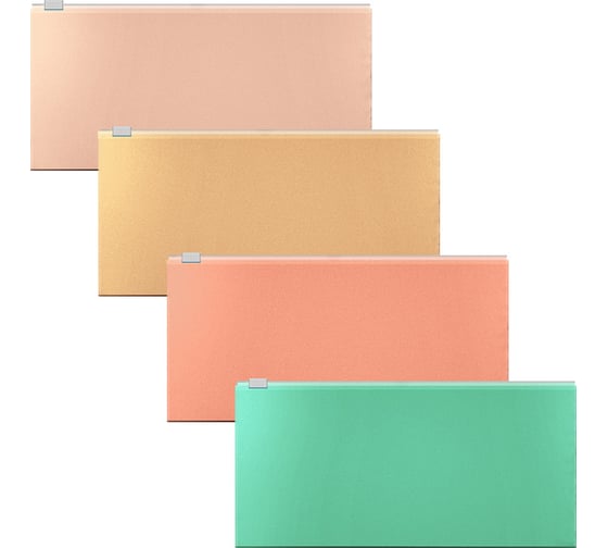 Изображение товара Zip-пакет пластиковый ErichKrause Matt Powder, Travel, непрозрачный, ассорти, 12 шт 55012