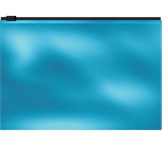 Изображение товара Zip-пакет пластиковый ErichKrause Glossy Ice Metallic, B5, непрозрачный, голубой, 12 шт 54981