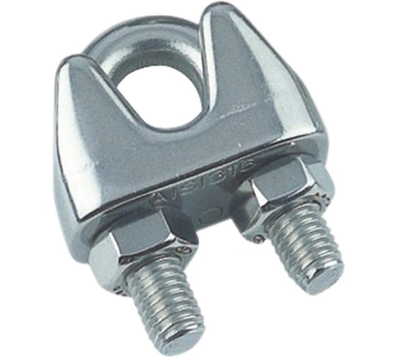 Изображение товара Зажим для троса с 2 гайками FIXATOP М10 нерж. сталь А4, ART 8248, блистер, 1 шт. 00000054202