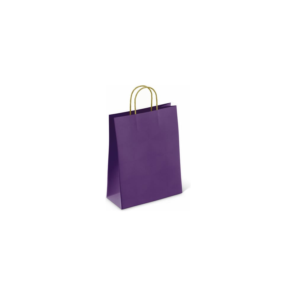 Изображение товара Крафт пакет бумажный ОФИСМАГ Dark violet 26х15х35 см, с кручеными ручками, 80 гр/м2, моноцвет, 112405 701003