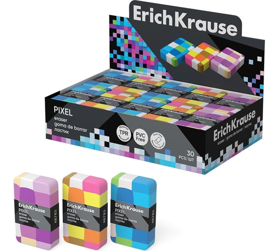 Изображение товара Ластик ErichKrause Пиксель 48783