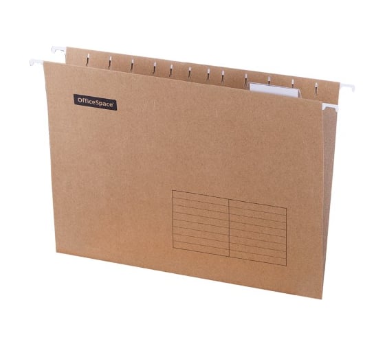 Изображение товара Подвесная папка OfficeSpace А4 315х240 мм, светло-коричневая 296356