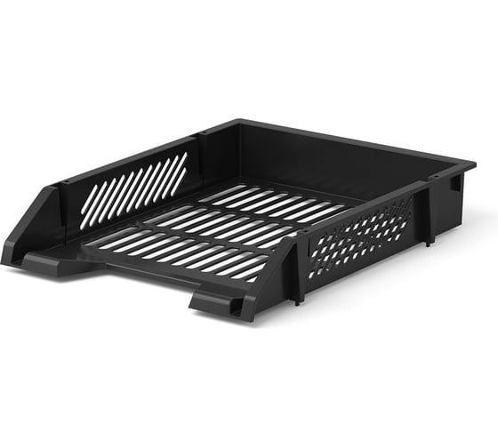 Изображение товара Лоток для бумаг ErichKrause пластиковый Classic, черный 13391