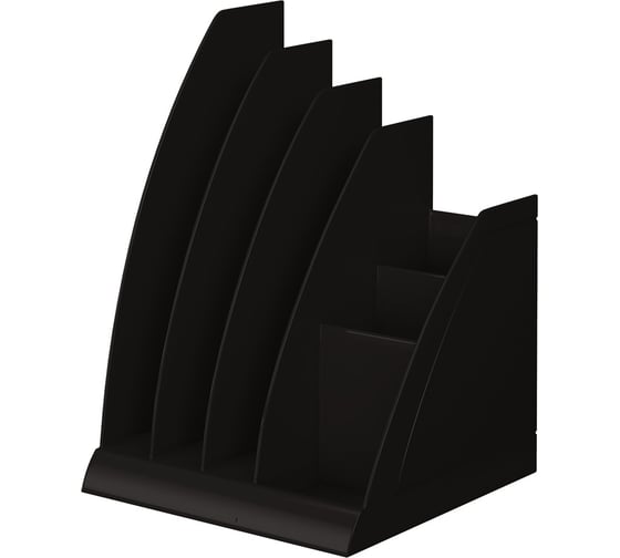 Изображение товара Подставка для бумаг ErichKrause пластиковая Regatta, Classic, черный 59738